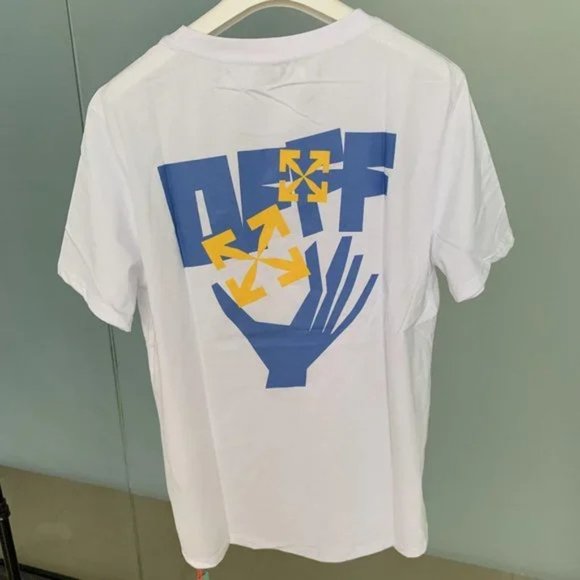 White off-white printed T-shirt